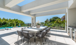 Nouvelle villa design moderniste à vendre avec vue panoramique, située sur la nouvelle Golden Mile de Marbella - Benahavis 53673 