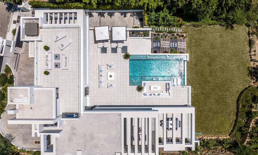 Nouvelle villa design moderniste à vendre avec vue panoramique, située sur la nouvelle Golden Mile de Marbella - Benahavis 53675