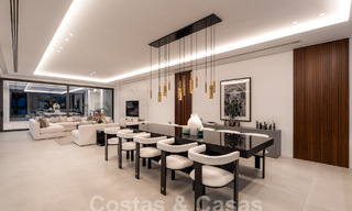 Nouvelle villa design moderniste à vendre avec vue panoramique, située sur la nouvelle Golden Mile de Marbella - Benahavis 53685 