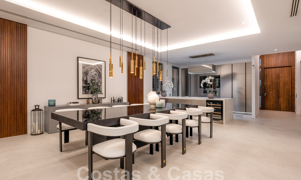 Nouvelle villa design moderniste à vendre avec vue panoramique, située sur la nouvelle Golden Mile de Marbella - Benahavis 53687