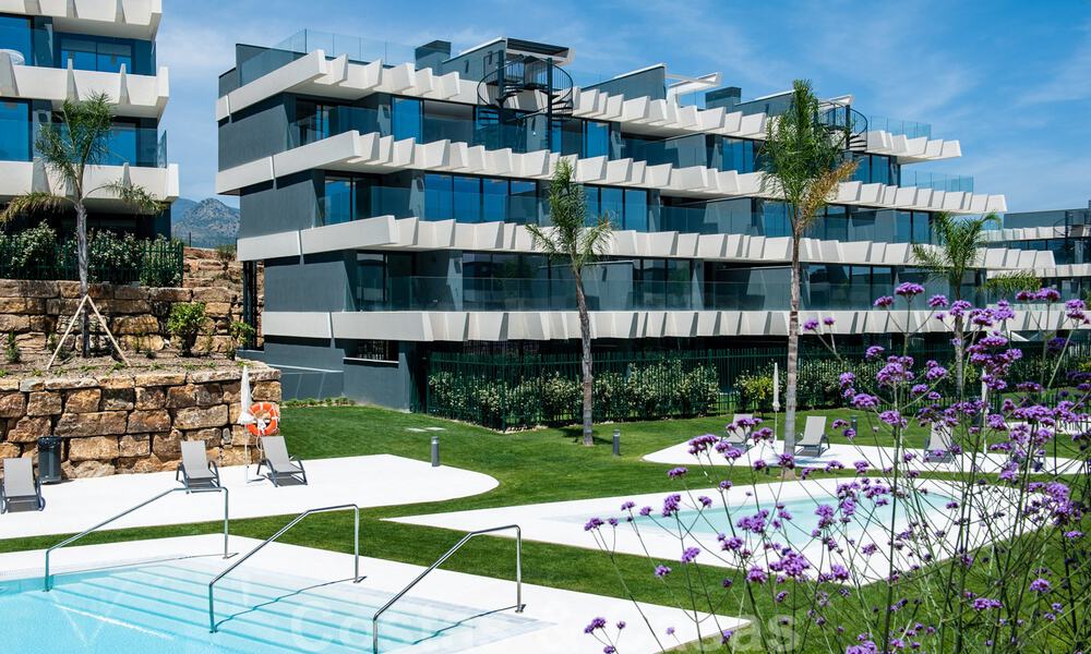 Appartement moderne de 3 chambres, prêt à être emménagé, à louer dans un complexe de golf sur le nouveau Golden Mile, entre Marbella et Estepona 45536