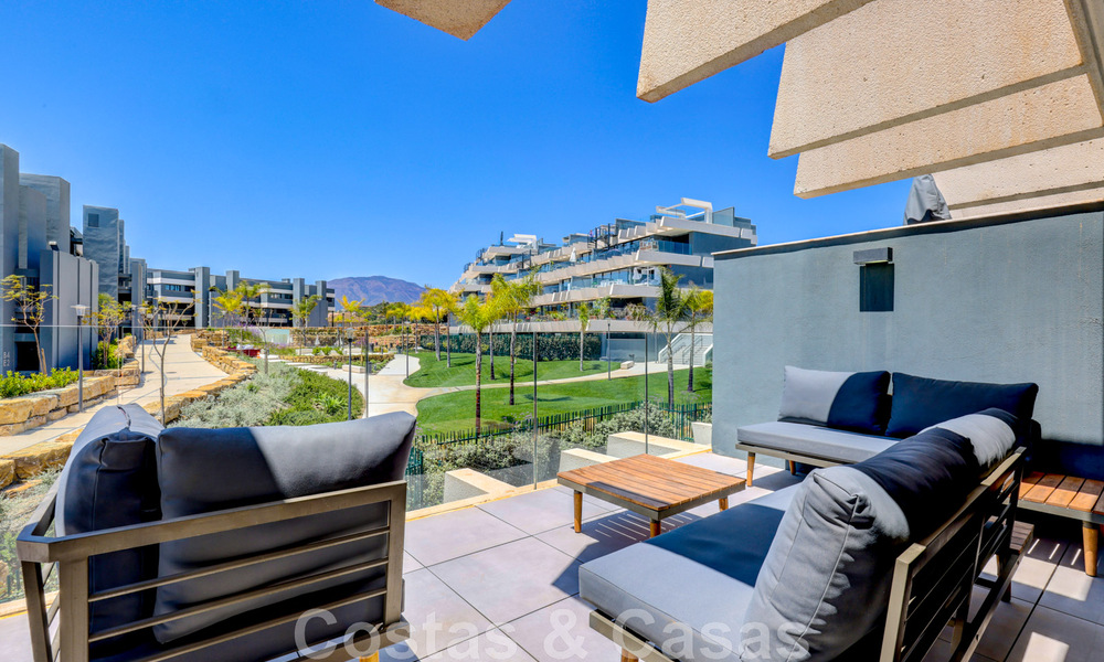 Appartement moderne de 3 chambres, prêt à être emménagé, à louer dans un complexe de golf sur le nouveau Golden Mile, entre Marbella et Estepona 45539