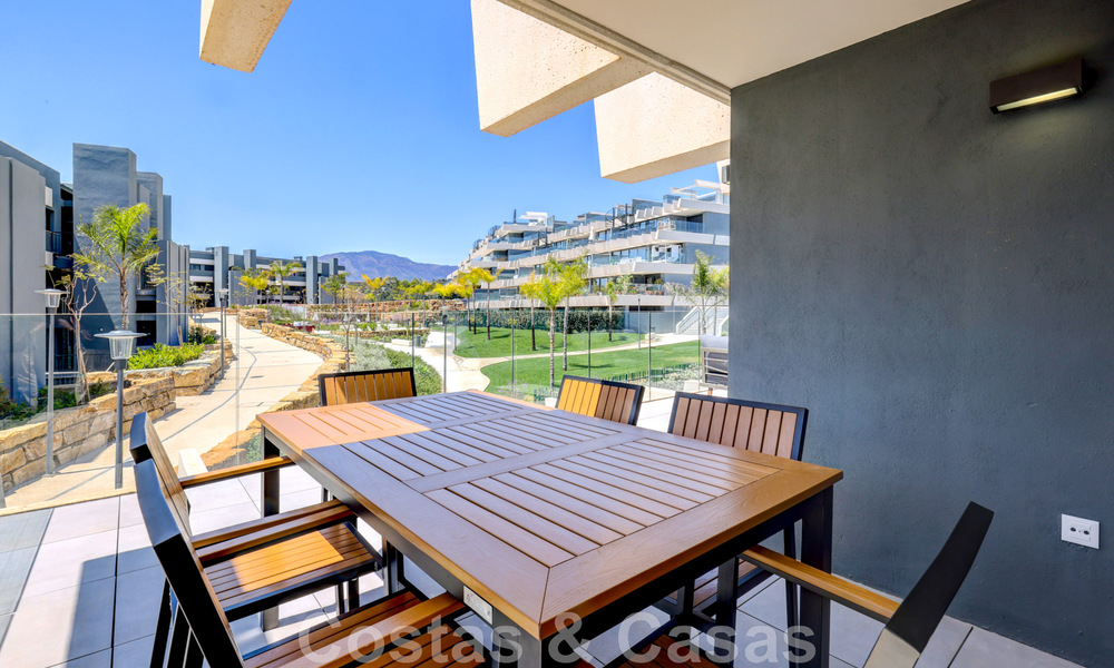 Appartement moderne de 3 chambres, prêt à être emménagé, à louer dans un complexe de golf sur le nouveau Golden Mile, entre Marbella et Estepona 45545