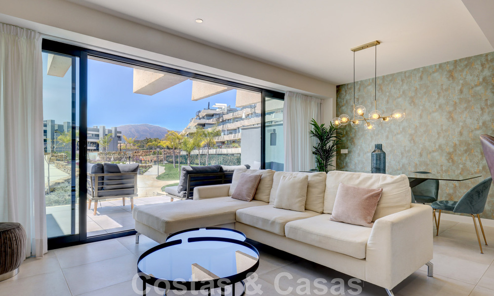Appartement moderne de 3 chambres, prêt à être emménagé, à louer dans un complexe de golf sur le nouveau Golden Mile, entre Marbella et Estepona 45548
