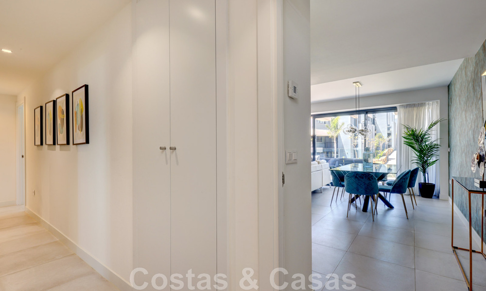 Appartement moderne de 3 chambres, prêt à être emménagé, à louer dans un complexe de golf sur le nouveau Golden Mile, entre Marbella et Estepona 45563