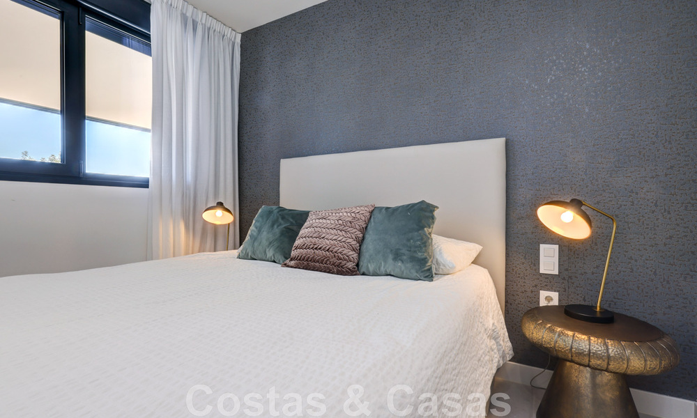 Appartement moderne de 3 chambres, prêt à être emménagé, à louer dans un complexe de golf sur le nouveau Golden Mile, entre Marbella et Estepona 45574