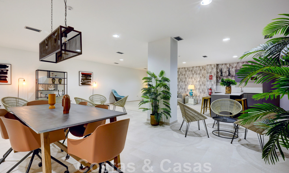 Appartement moderne de 3 chambres, prêt à être emménagé, à louer dans un complexe de golf sur le nouveau Golden Mile, entre Marbella et Estepona 45592