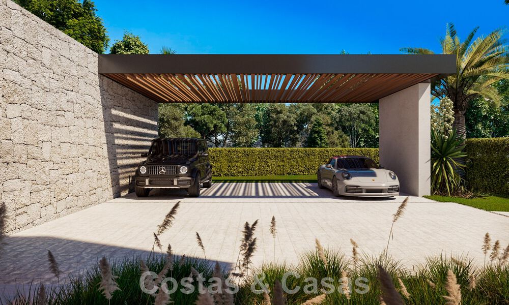 Villa design d'avant-garde à vendre avec de nombreuses commodités de luxe, entourée de terrains de golf à Nueva Andalucia, Marbella 46018