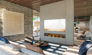 Villa design d'avant-garde à vendre avec de nombreuses commodités de luxe, entourée de terrains de golf à Nueva Andalucia, Marbella 46019 