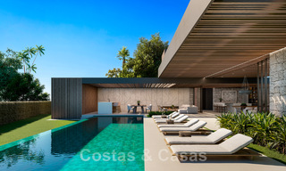 Villa design d'avant-garde à vendre avec de nombreuses commodités de luxe, entourée de terrains de golf à Nueva Andalucia, Marbella 46022 