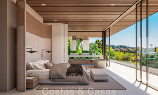 Villa design d'avant-garde à vendre avec de nombreuses commodités de luxe, entourée de terrains de golf à Nueva Andalucia, Marbella 46025 