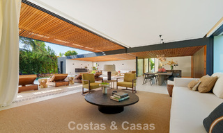 Villa design d'avant-garde à vendre avec de nombreuses commodités de luxe à Nueva Andalucia, Marbella 786086 