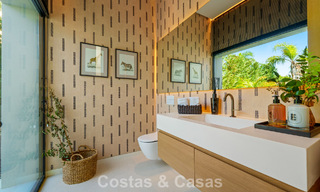 Villa design d'avant-garde à vendre avec de nombreuses commodités de luxe à Nueva Andalucia, Marbella 786095 