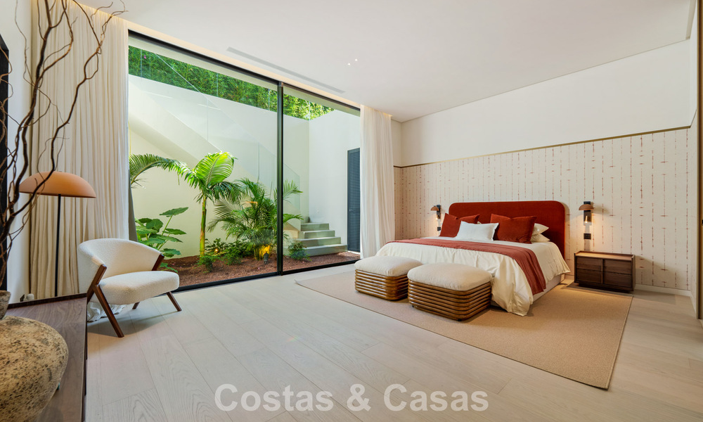 Villa design d'avant-garde à vendre avec de nombreuses commodités de luxe à Nueva Andalucia, Marbella 786109