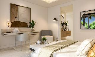 Villas élégantes et modernes de nouvelle construction à vendre avec vue panoramique à proximité du terrain de golf dans la vallée de Mijas, sur la Costa del Sol 45701 