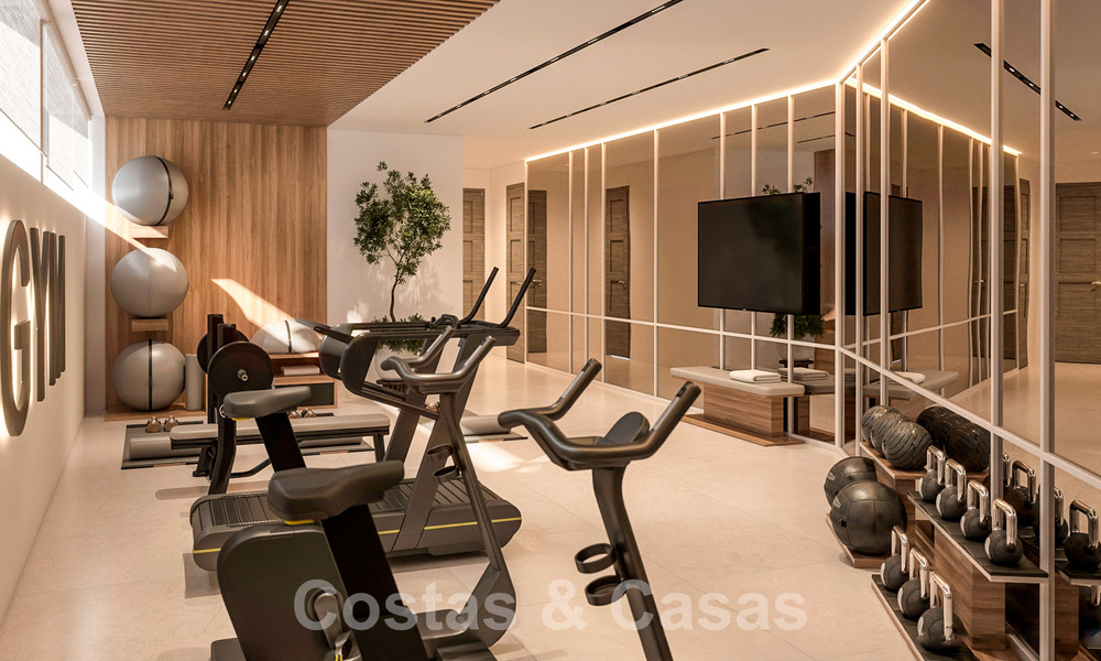 Villas élégantes et modernes de nouvelle construction à vendre avec vue panoramique à proximité du terrain de golf dans la vallée de Mijas, sur la Costa del Sol 61956