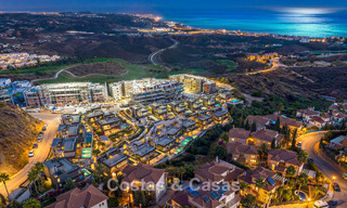 Villas élégantes et modernes de nouvelle construction à vendre avec vue panoramique à proximité du terrain de golf dans la vallée de Mijas, sur la Costa del Sol 795603 