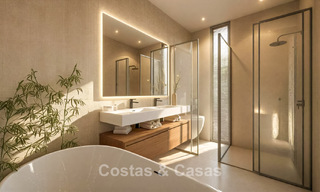 Villas élégantes et modernes de nouvelle construction à vendre avec vue panoramique à proximité du terrain de golf dans la vallée de Mijas, sur la Costa del Sol 795607 