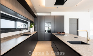 Villas élégantes et modernes de nouvelle construction à vendre avec vue panoramique à proximité du terrain de golf dans la vallée de Mijas, sur la Costa del Sol 797830 