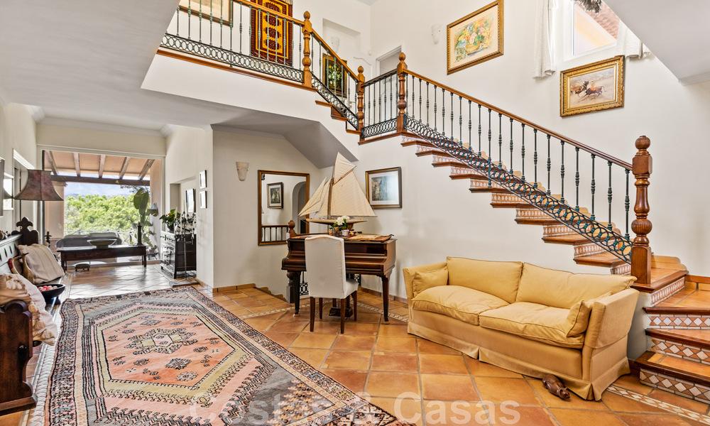 Formidable villa familiale méditerranéenne à vendre avec vue panoramique dans un resort de golf prestigieux à Benahavis - Marbella 45779