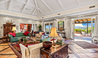 Formidable villa familiale méditerranéenne à vendre avec vue panoramique dans un resort de golf prestigieux à Benahavis - Marbella 45796 