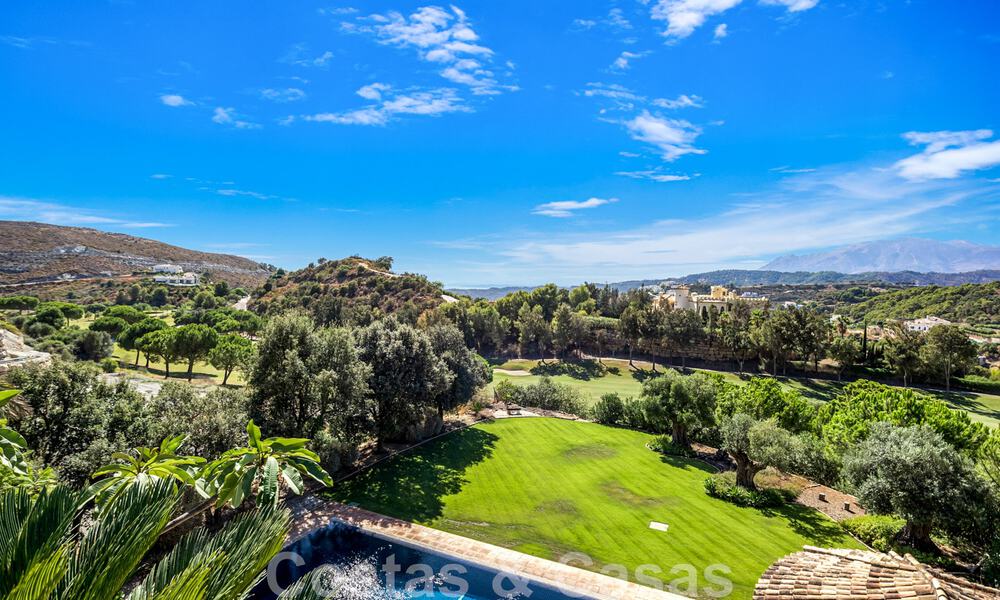 Formidable villa familiale méditerranéenne à vendre avec vue panoramique dans un resort de golf prestigieux à Benahavis - Marbella 45797