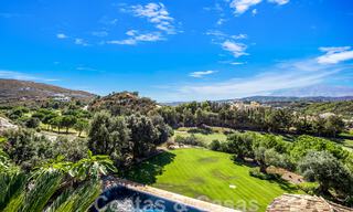 Formidable villa familiale méditerranéenne à vendre avec vue panoramique dans un resort de golf prestigieux à Benahavis - Marbella 45797 