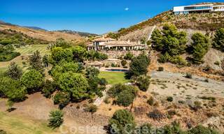 Formidable villa familiale méditerranéenne à vendre avec vue panoramique dans un resort de golf prestigieux à Benahavis - Marbella 45799 