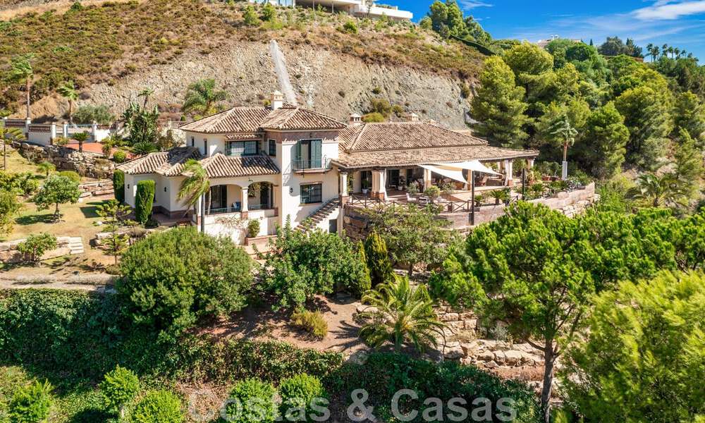 Formidable villa familiale méditerranéenne à vendre avec vue panoramique dans un resort de golf prestigieux à Benahavis - Marbella 45802