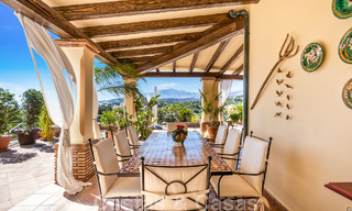 Formidable villa familiale méditerranéenne à vendre avec vue panoramique dans un resort de golf prestigieux à Benahavis - Marbella 45808 