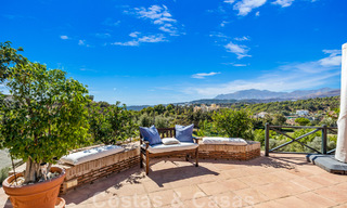 Formidable villa familiale méditerranéenne à vendre avec vue panoramique dans un resort de golf prestigieux à Benahavis - Marbella 45809 