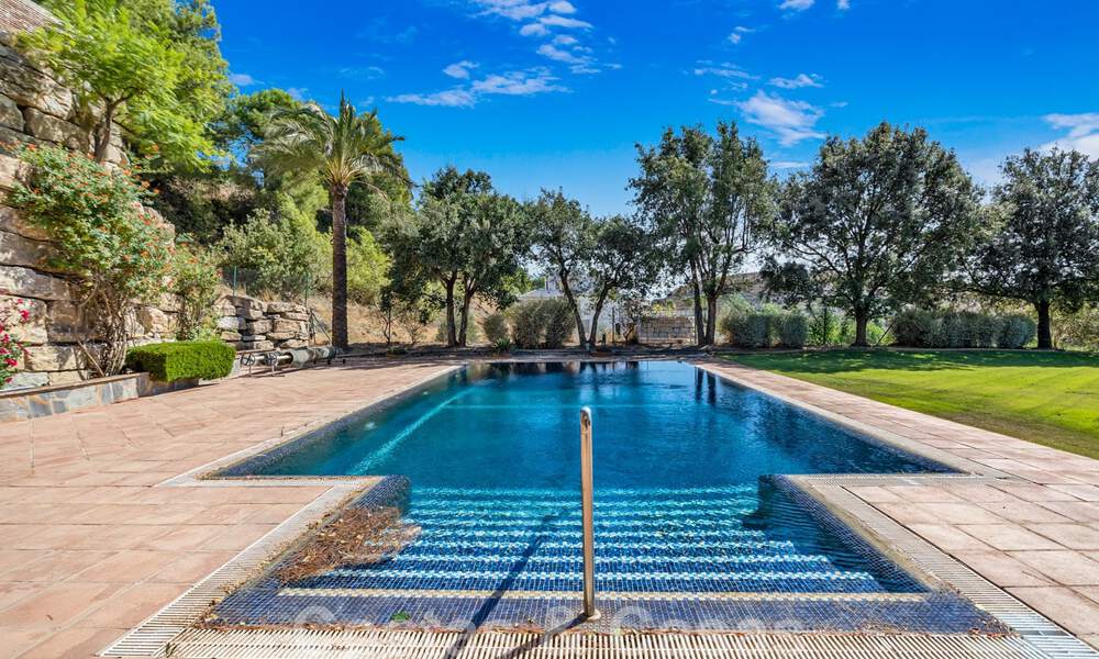 Formidable villa familiale méditerranéenne à vendre avec vue panoramique dans un resort de golf prestigieux à Benahavis - Marbella 45815