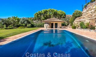 Formidable villa familiale méditerranéenne à vendre avec vue panoramique dans un resort de golf prestigieux à Benahavis - Marbella 45817 