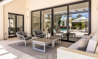 Vente d'une villa de luxe contemporaine prête à être emménagée, à distance de marche de Puerto Banus et de la plage de San Pedro, Marbella 46207 