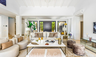 Vente d'une villa de luxe contemporaine prête à être emménagée, à distance de marche de Puerto Banus et de la plage de San Pedro, Marbella 46215 