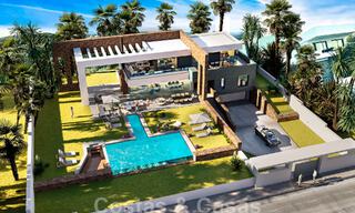 Parcelle + villa dans un projet résidentiel de luxe à vendre dans une urbanisation tranquille à Manilva, Costa del Sol 46468 