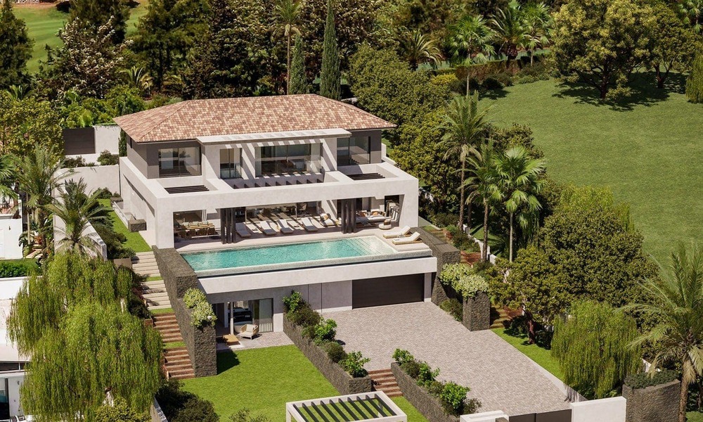 Villa de luxe contemporaine et architecturale à vendre à proximité du club de golf La Quinta à Benahavis - Marbella 45752