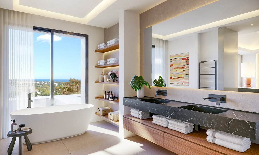 Villa de luxe contemporaine et architecturale à vendre à proximité du club de golf La Quinta à Benahavis - Marbella 45753