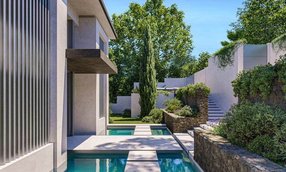 Villa de luxe contemporaine et architecturale à vendre à proximité du club de golf La Quinta à Benahavis - Marbella 45755