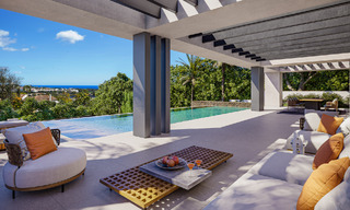 Villa de luxe contemporaine et architecturale à vendre à proximité du club de golf La Quinta à Benahavis - Marbella 45757 
