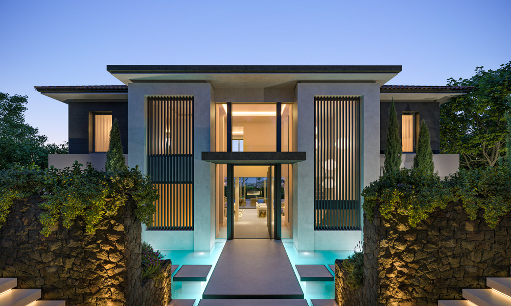 Villa de luxe contemporaine et architecturale à vendre à proximité du club de golf La Quinta à Benahavis - Marbella 45761