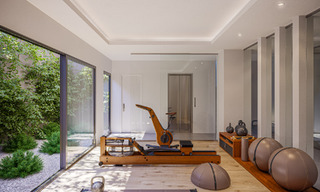 Villa de luxe contemporaine et architecturale à vendre à proximité du club de golf La Quinta à Benahavis - Marbella 45768 