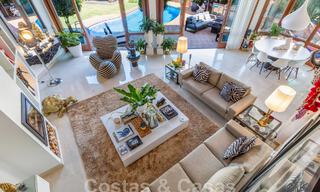 Villa de luxe méditerranéenne unique à vendre avec vue sur le terrain de golf dans un quartier résidentiel très convoité de La Quinta, Benahavis - Marbella 48483 