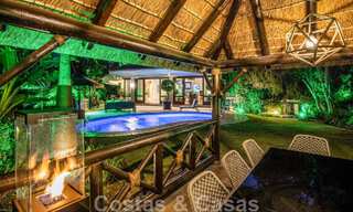 Villa de luxe méditerranéenne unique à vendre avec vue sur le terrain de golf dans un quartier résidentiel très convoité de La Quinta, Benahavis - Marbella 48502 
