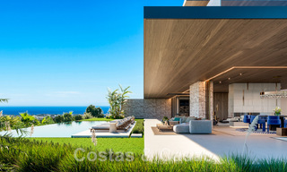 Majestueuse villa contemporaine de construction neuve à vendre avec une vue sublime sur la mer dans les collines de La Quinta à Benahavis - Marbella 46440 
