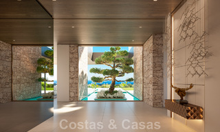 Majestueuse villa contemporaine de construction neuve à vendre avec une vue sublime sur la mer dans les collines de La Quinta à Benahavis - Marbella 46450 