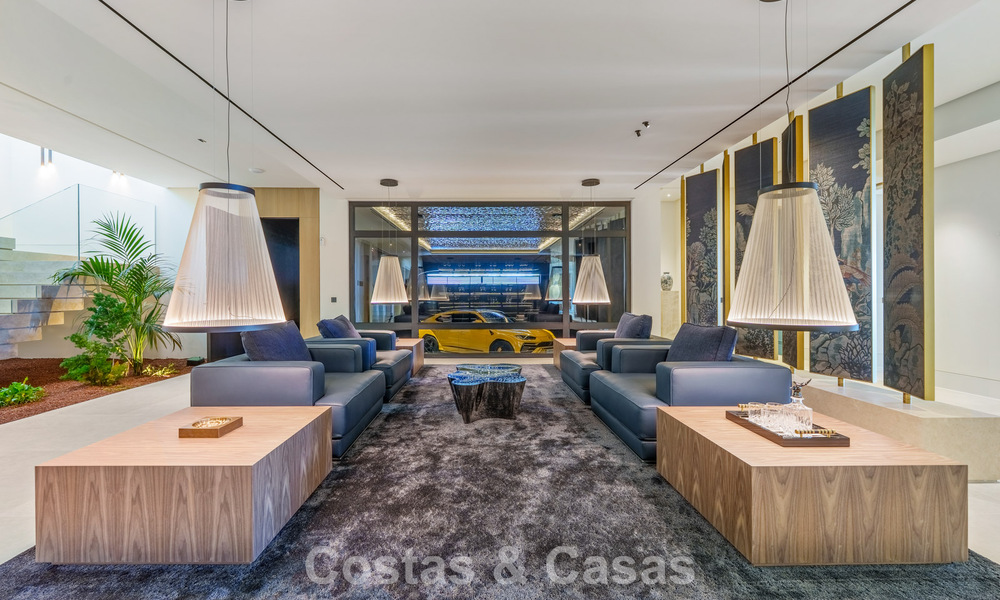 Majestueuse villa contemporaine de construction neuve à vendre avec une vue sublime sur la mer dans les collines de La Quinta à Benahavis - Marbella 786668