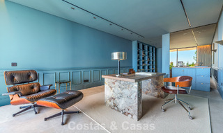 Majestueuse villa contemporaine de construction neuve à vendre avec une vue sublime sur la mer dans les collines de La Quinta à Benahavis - Marbella 786682 