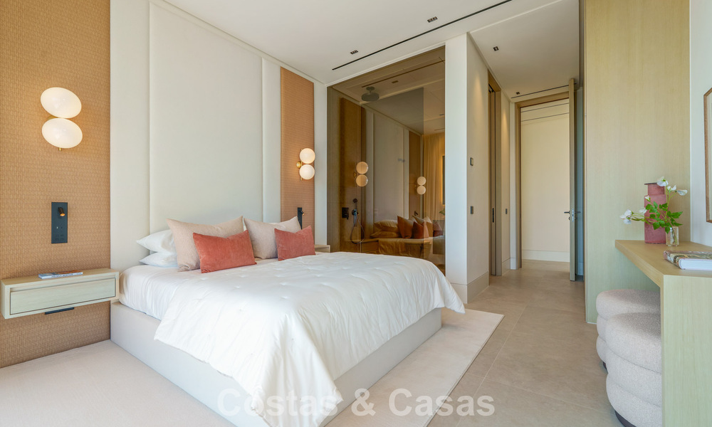 Majestueuse villa contemporaine de construction neuve à vendre avec une vue sublime sur la mer dans les collines de La Quinta à Benahavis - Marbella 786686
