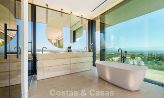 Majestueuse villa contemporaine de construction neuve à vendre avec une vue sublime sur la mer dans les collines de La Quinta à Benahavis - Marbella 786688 